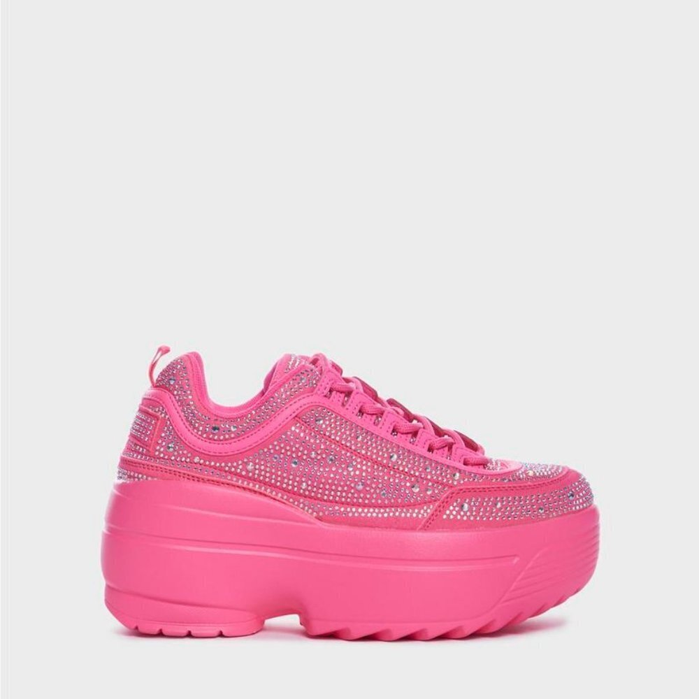 TOUCH OF CLASS RHINESTONE  Platform Sneakers ( BRAND NEW !!!) - Picture 4 of 6
